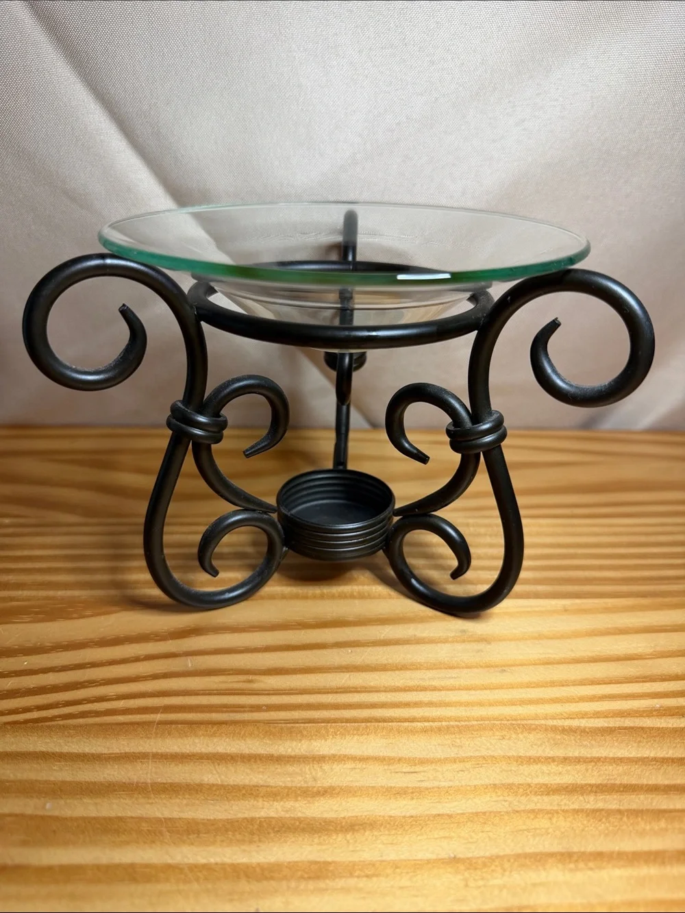 Vintage PartyLite Antique Brass Aroma Melts Warmer P8016 Boxed